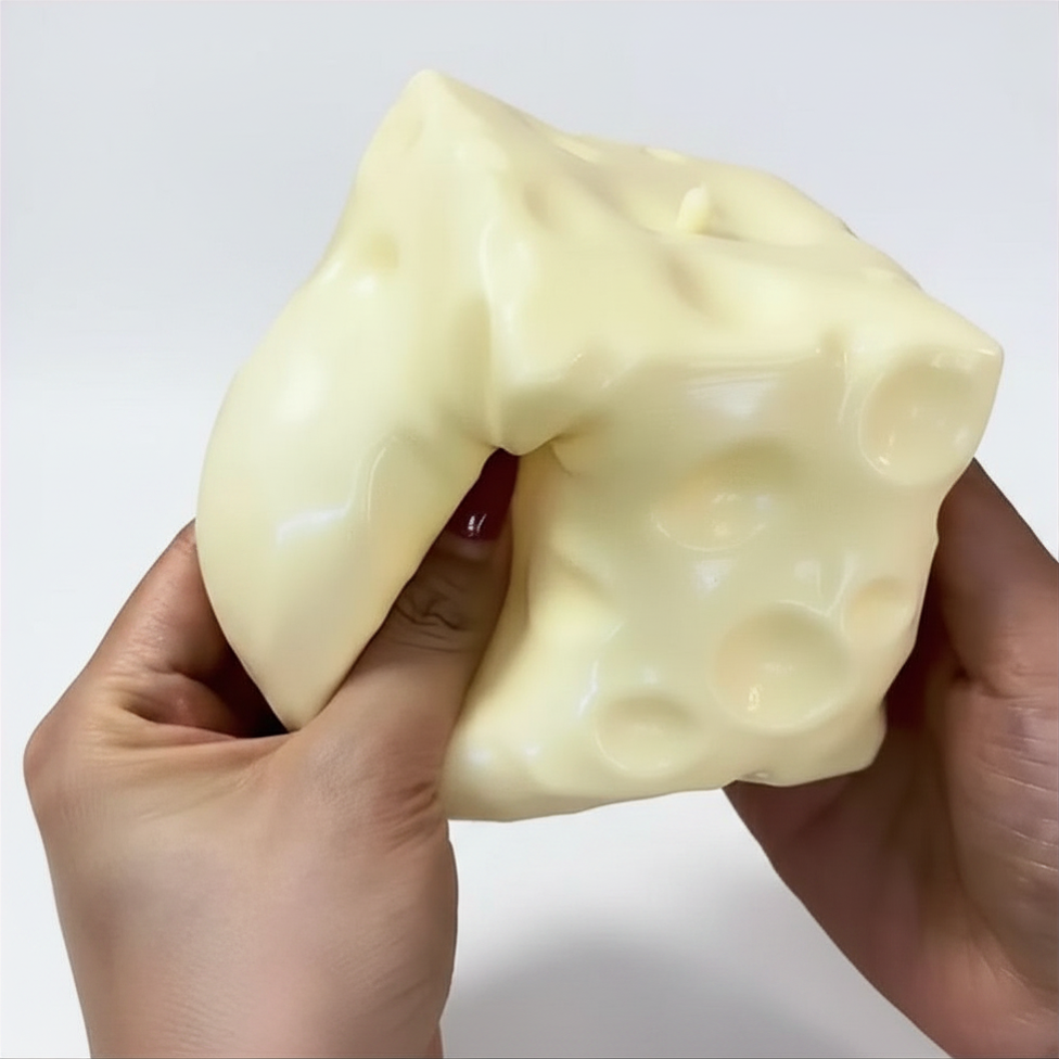 Jumbo Cheese Squishy Stress Ball 🧀
