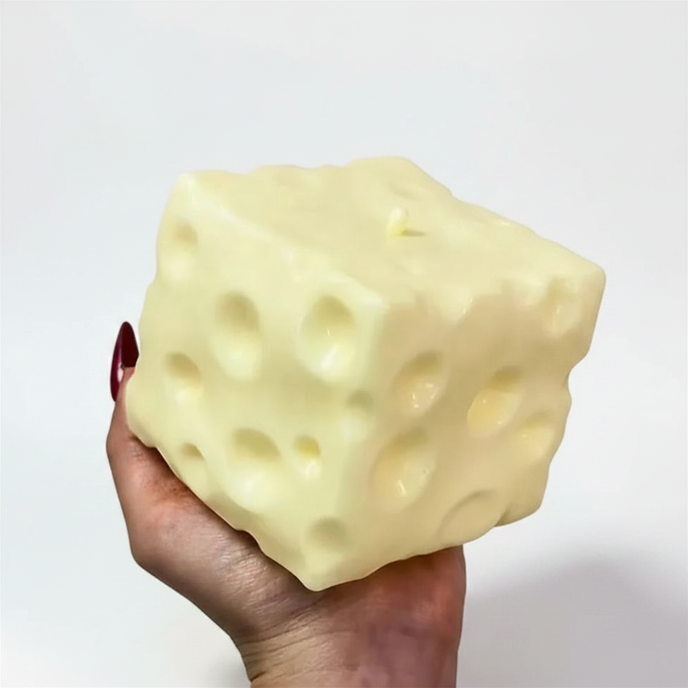 Jumbo Cheese Squishy Stress Ball 🧀
